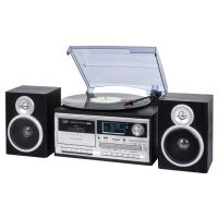tocadiscos trevi tt 1072 3 velocidades usbsd radio cd y cassette