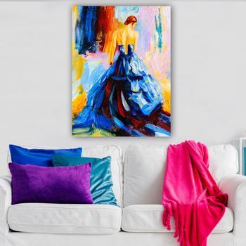 Pintura Decorativa Lienzo 394574071_70100 Multicolor 70x100 Cm