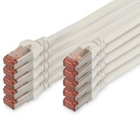 digitus 10x cable de red cat6 sftp s-stp 025 m blanco