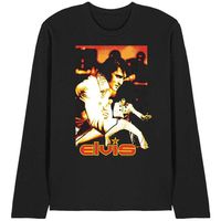 elvis presley camiseta manga larga showman para mujer