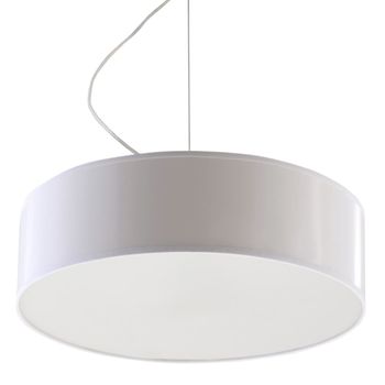 Lámpara de techo blanco cloruro de polivinilo alt. 111 cm