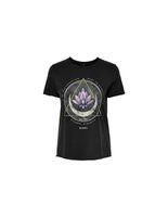 camiseta only lucy reg ss black mujer