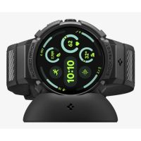 funda protectora spigen para google pixel watch 4 45mm negro tpu