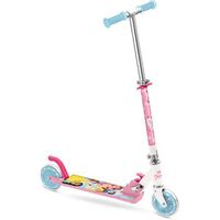 princesas disney patinete de aluminio 2 ruedas plegable con plataforma mondo 28014