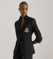 lauren ralph lauren para mujer 200797305004 blazer de jacquard con metales negro xxl casual algodon