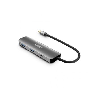 Hub URBAN FACTORY 4 puertos 5 Gbps modelo MHC40UF USB-C HDMI 4K PD 100 W
