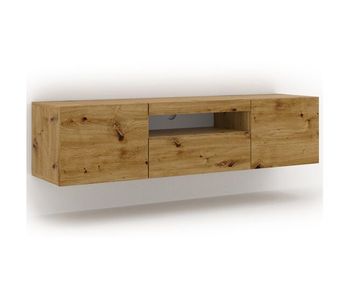 Mueble tv de pared 3 puertas 150 cm aurus madera
