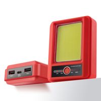 linterna recargable powerbank giver rojo 5w
