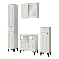 conjunto de muebles de bano vanity 4 partes vicco