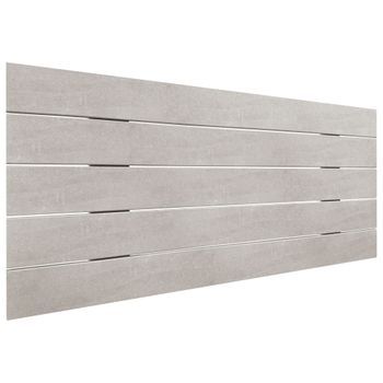 Cabecero De Madera Reciclada Dm Estilo Palet Japones 110x46cm Cama 105 - Gris Tribal