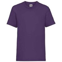 fruit of the loom tops y camisetas valueweight para nino