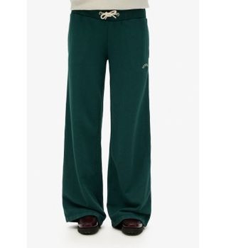 Superdry para mujer. W7011185A Pantalón jogger Essential verde (S), Casual, Deportivo, Algodón, Multideporte