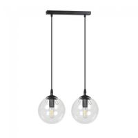 regleta de techo sagan transparente 2 luces