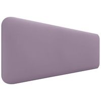 dhome cabecero tapizado liso redondeado polipiel para pared acusticos cabeceros absorbentes cabezal cama dormitorio lila 160cm
