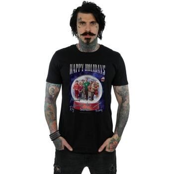 The Big Bang Theory Camiseta manga larga Happy Holidays para hombre