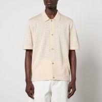 corridor pointelle pima cotton shirt - m