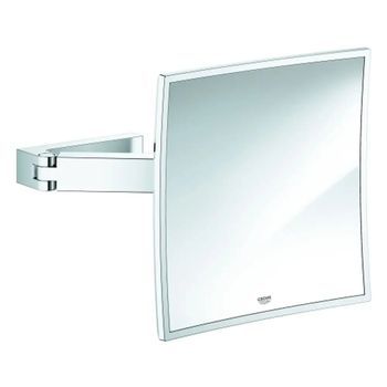 Espejo De Aumento Grohe Selection Cube Chrome, 40808000