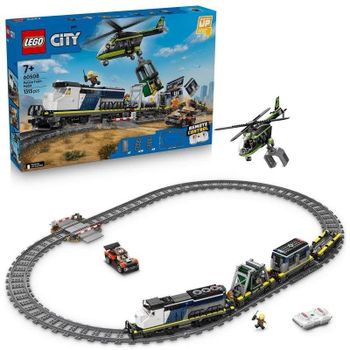 LEGO City Trains Asalto al Tren de Policía 60508 1313 piezas