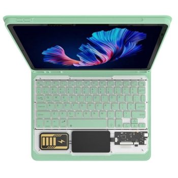 Royal Bailey Jt-t500-2 Funda Con Bluetooth Teclado Para Samsung Tab A7 10.4