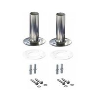 duo-pack anclaje pletina para escaleras de piscinas d40mm incluye juntas de goma tacos y tornillos de sujeccion a suelo