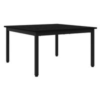 mesa de cafe - mesa de centro - mesa baja roble negro 80 x 80 x 45 cm madera de ingenieria