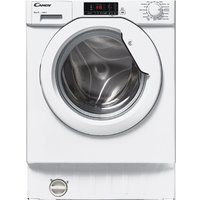 candy cbwm816d-80 integrated 1600 spin washing machine - white white
