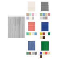 jardin202 - cortinas de exterior impermeables  cortinas antimoscas para terrazas y porche  110 x 240 cm marbella - blanca  110 x 240 cm marbella - blancajardin202