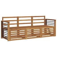 juegos de sofas 3 piezas  mueble de jardin madera de acacia solida
