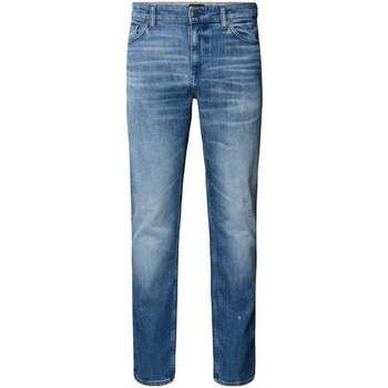 BOSS Jeans Delaware Bo Slim fit Stretch Denim Jeans Bright Blue para hombre