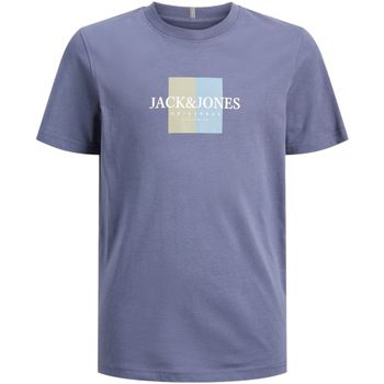 Jack & Jones Camiseta 12263108 JORFREDERIKSBERG BOX TEE SS C.N SN JNR NIGHTSHADOW BLU para niño