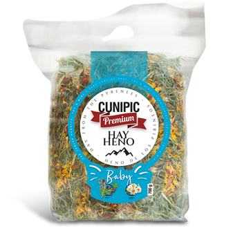 Cunipic Heno Premium de los Pirineos para Conejos Baby (Roedores , Henos) - 700 GR