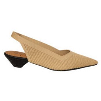 Miss Elastic Zapatos de tacón salon abierto con semicuña en tejido recitex para mujer