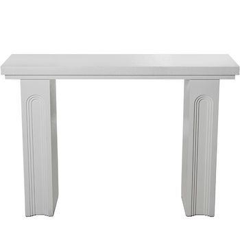 Mesa Entrada Madera Blanco