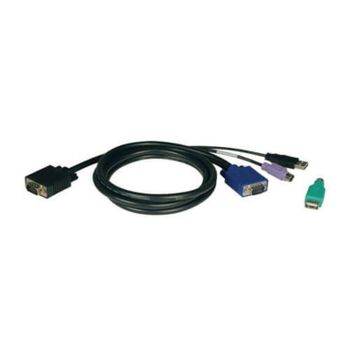 Kit Cable KVM Tripp Lite P780-006 USB/PS2 1.83 m VGA Negro para NetController