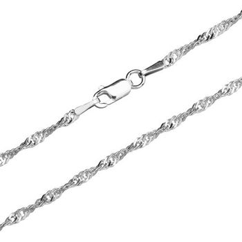 Cadena de plata 925 singapur 2,2mm