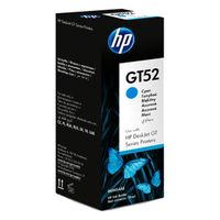 hp gt52 m0h54ae botella de tinta cian original