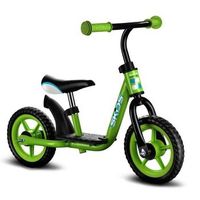 skids control bicicleta de equilibrio con reposapies - verde