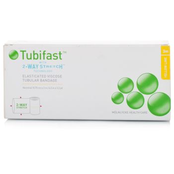 Tubifast 2-Way Stretch Yellow Line Bandage