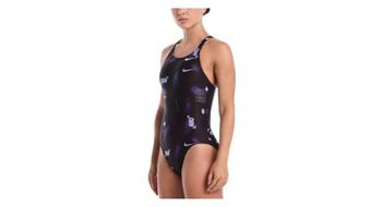 Traje de bano nike swim hydrastrong multi print violeta  mujer