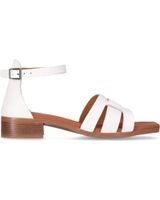de chika10 sandalias chika10 fiore 5601 blancas con tira al tobillo blanco-white