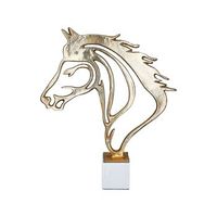 gilde objeto decorativo caballo sobre base
