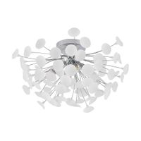 lampara de techo de plastico blanco