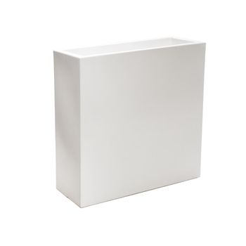 JUNCO Macetero alto rectangular interior/exterior, resistente