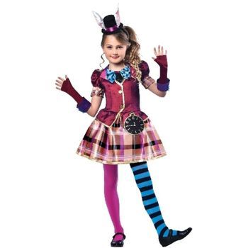Disfraz De Sombrerera Elegante  Infantil