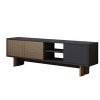 soporte de tv de madera ravello - 150 x 30 x 45 cm - marron