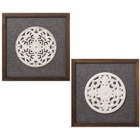 set 2 retablos blanco