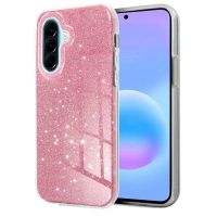 funda para movil cool glitter silicona flexible rosa para samsung galaxy a57 5g