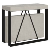 consola extensible 90x40300cm effecto madera cachemira