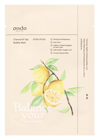ondo beauty 365 charcoal  yuja bubble mask 1 ud