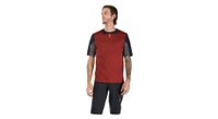 fox defend maillot de manga corta marron
